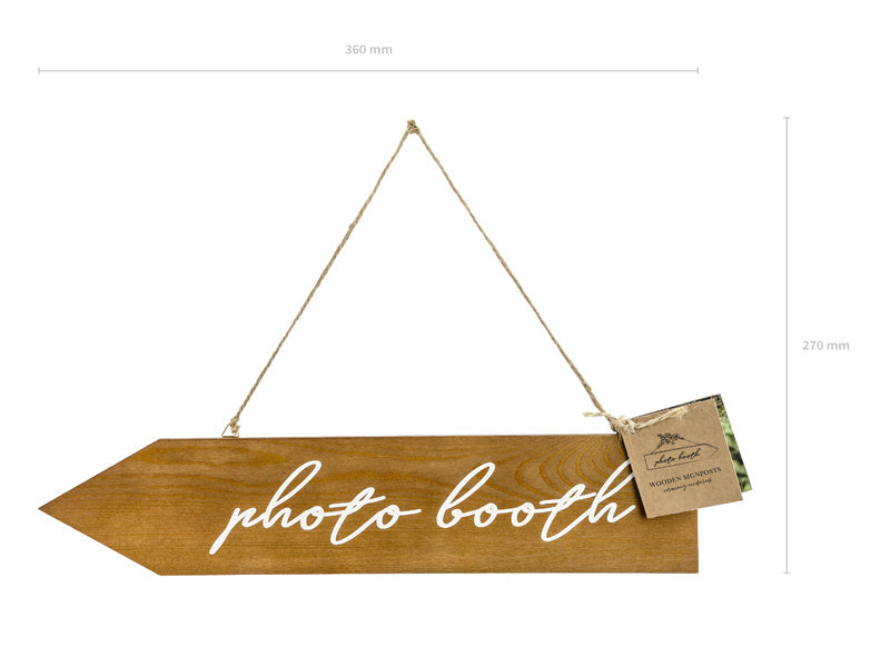 Tabla colgante Photobooth 36cm
