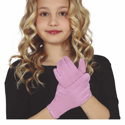 Guantes Rosas Niño 17cm