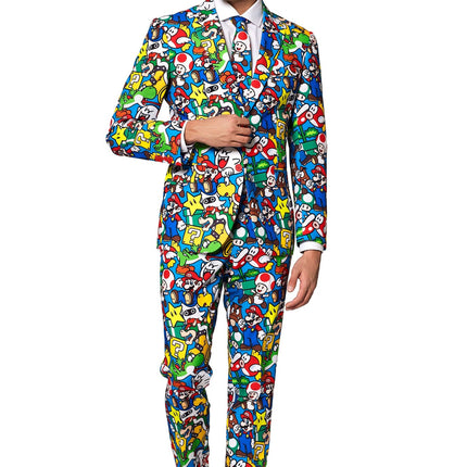 Super Mario Traje Hombres <tc>OppoSuits</tc>