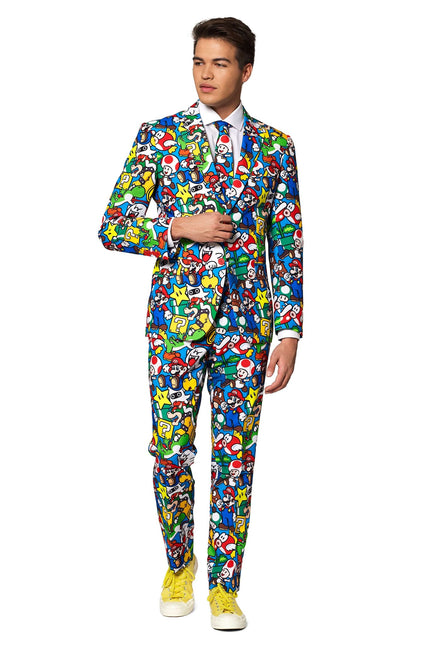 Super Mario Traje Hombres <tc>OppoSuits</tc>
