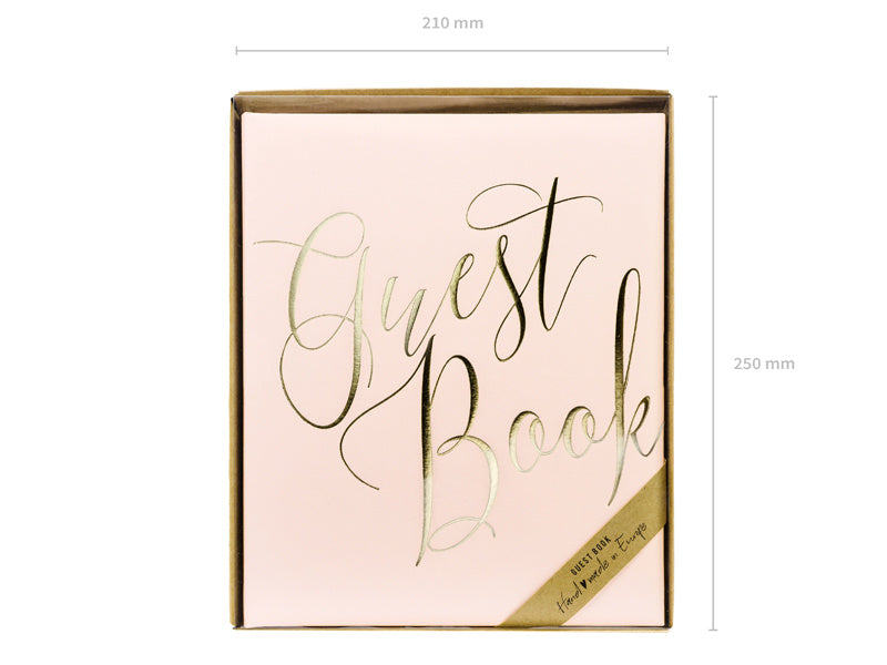 Libro de Visitas Rosa 24.5cm