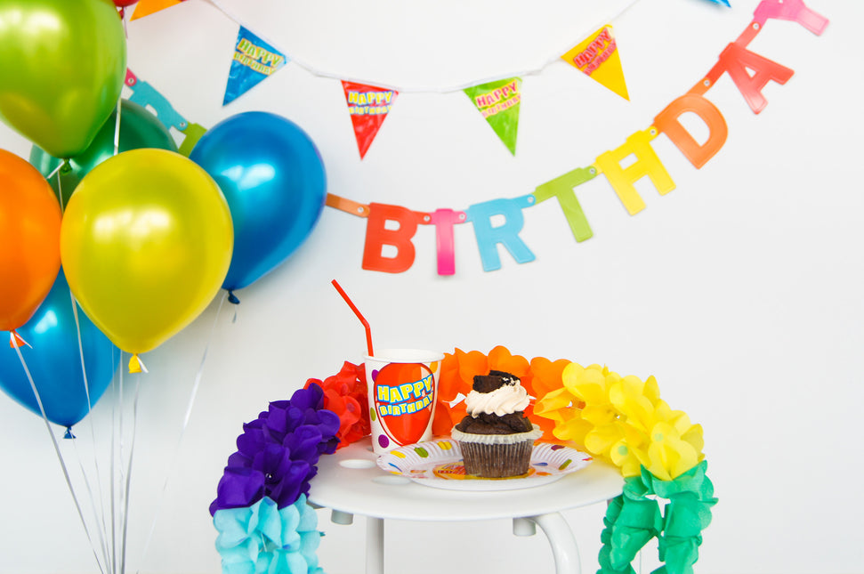 Guirnalda Letra Feliz Cumpleaños Fiesta 1,5 m