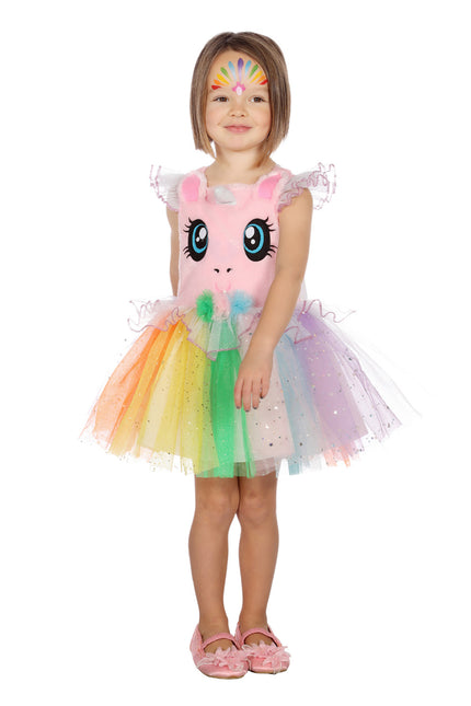 Vestido Unicornio Bebé Purpurina