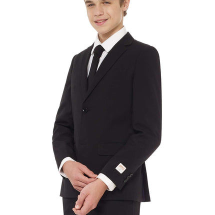 Traje Negro Niño Adolescente <tc>OppoSuits</tc>
