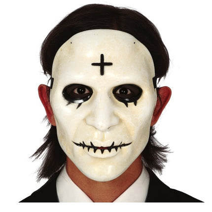 Máscara de Halloween Cruz Damas