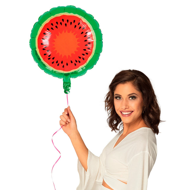 Globo de Helio Sandía Vacío 45cm