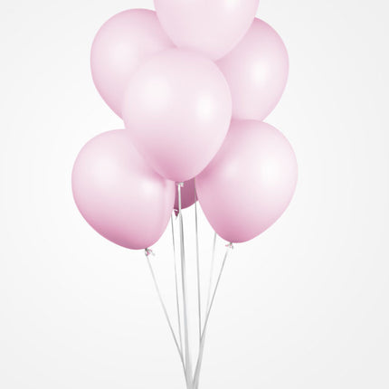 Globos Rosa Pastel Macaron 30cm 25pcs