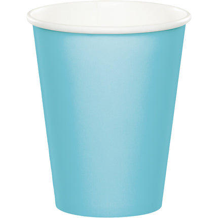 Vasos azul claro 256ml 8ud