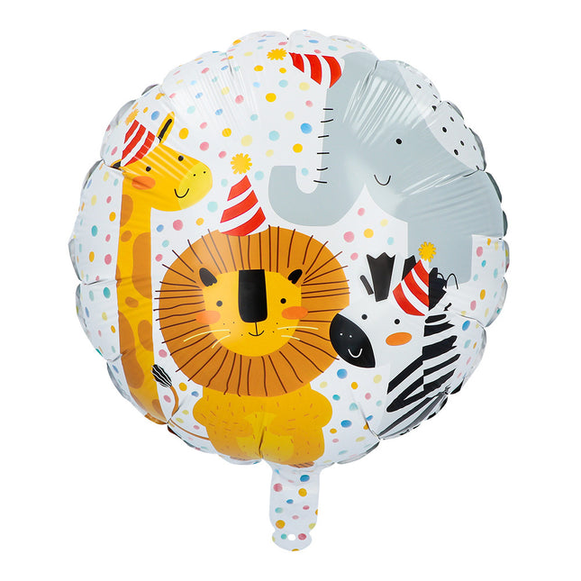 Globo de Helio Jungla Doble cara Vacío 45cm