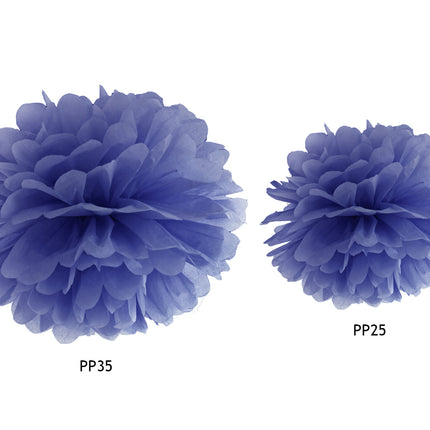 Pompón Azul 25cm