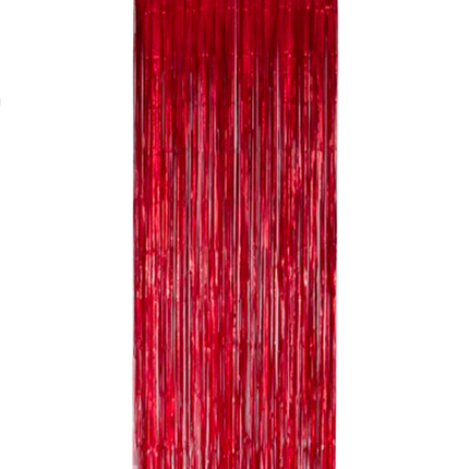 Cortina roja para puertas Film 2,4m