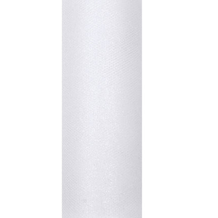 Rollo Tul Blanco Purpurina 15cm 9m
