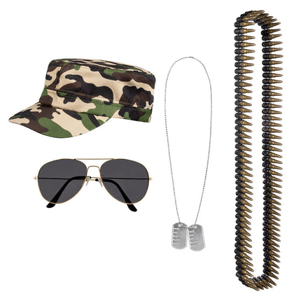 Juego de accesorios Soldado 4 piezas