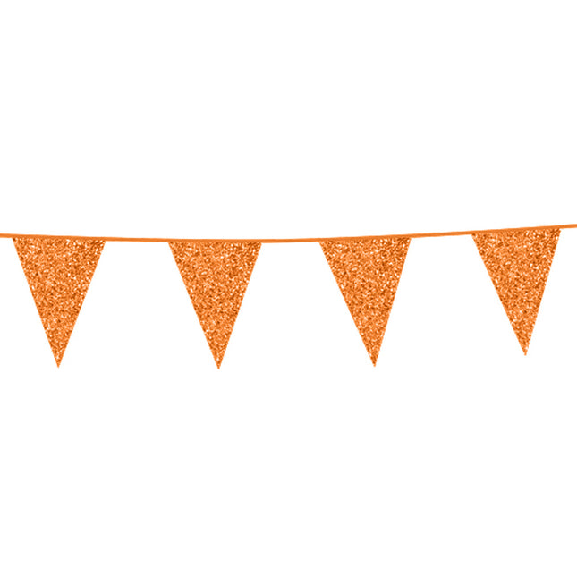 Guirnalda Naranja Purpurina Mini 6m