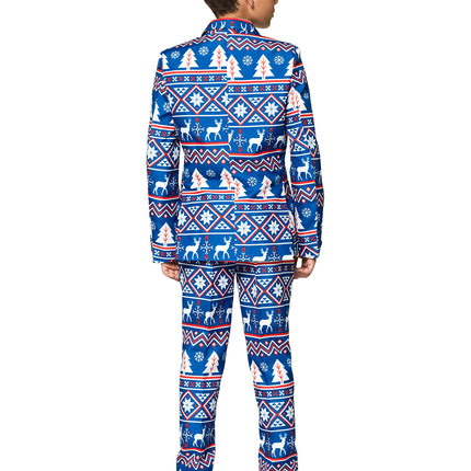 Traje azul Niño de Navidad