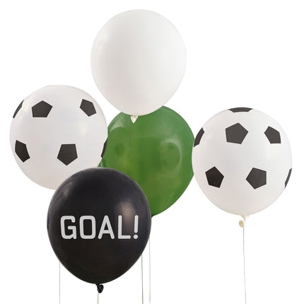 Globos Fútbol Portería 30cm 5pcs