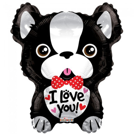 Globo de Helio San Valentin Perro Te Quiero 45cm vacio