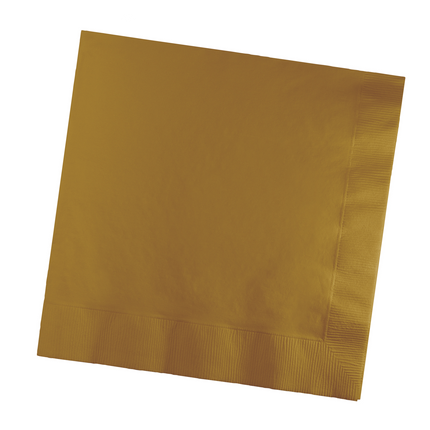 Servilletas Doradas 3 Capas 41cm 25pcs