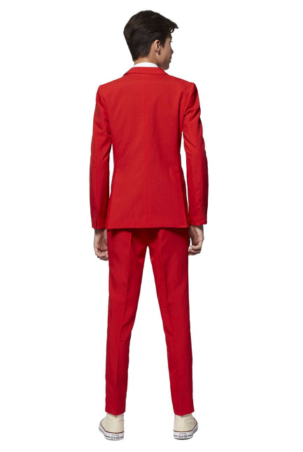 Traje Rojo Niño Adolescente <tc>OppoSuits</tc>