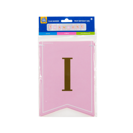 1 Año Banner Rosa