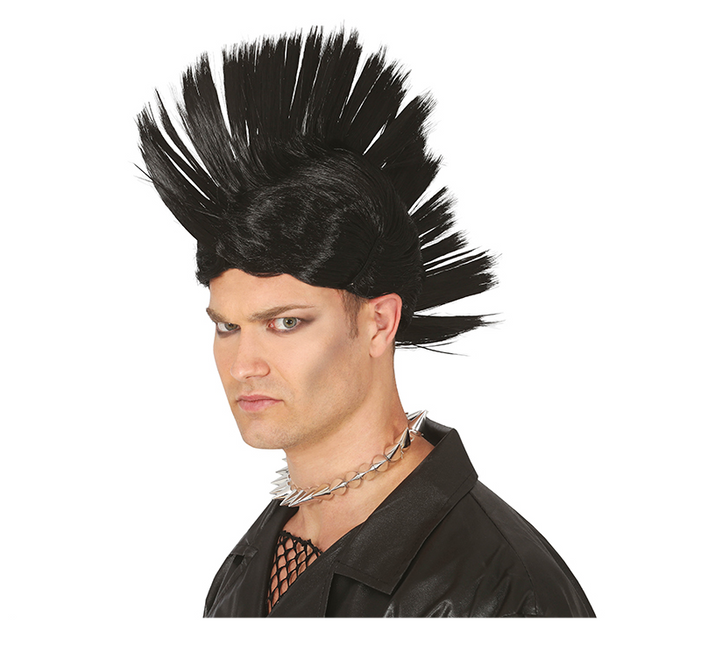Peluca Negra Punk