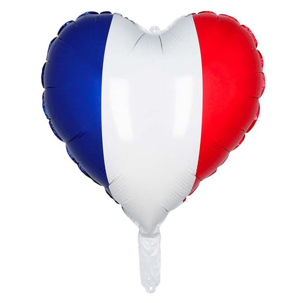 Globo Helio Francia Corazón 45cm