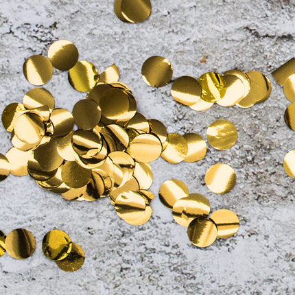Confetti Redondo Oro