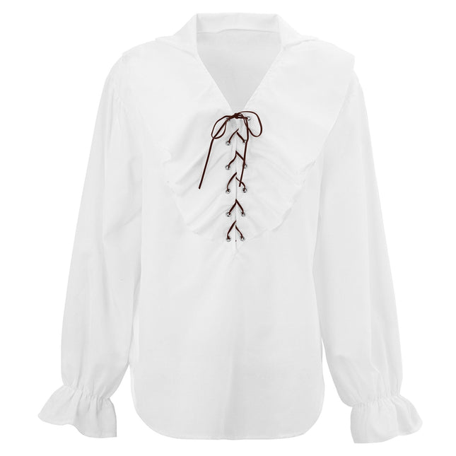 Blusa Blanca Damas Piratas/Renacimiento