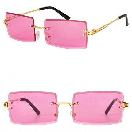 Gafas Rectángulo Rosa