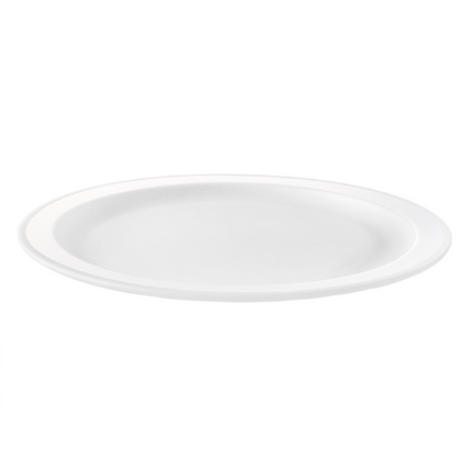 Platos Blancos Reutilizables 27cm 6pcs