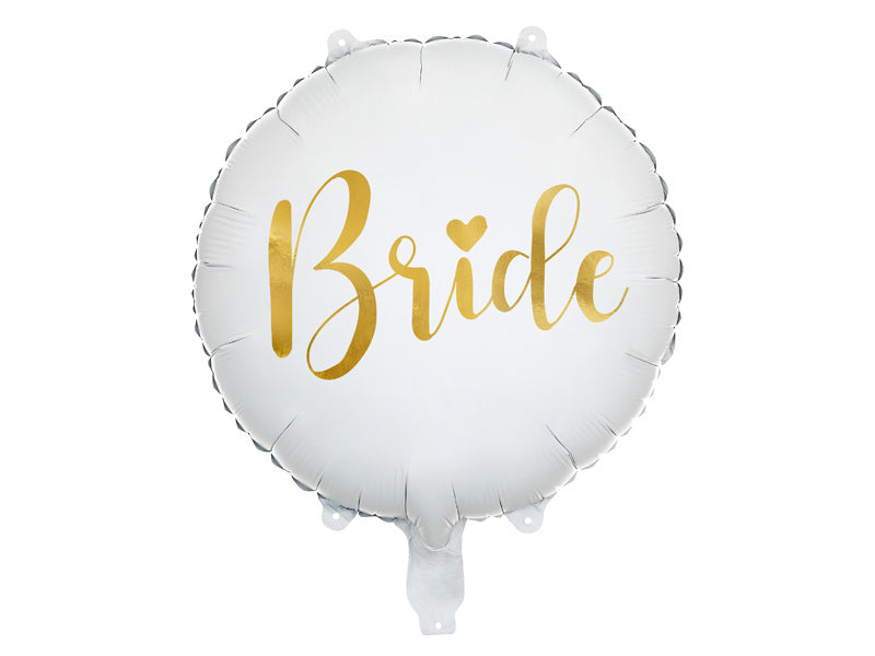Globo Helio Novia Blanco Vacío 45cm