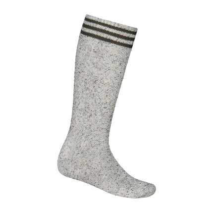 Medias Oktoberfest Gris Hombre con Rayas Verdes