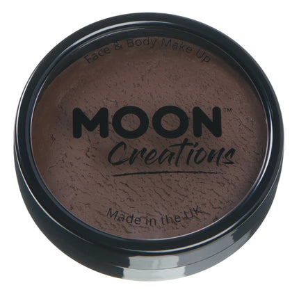 Moon Creations Pro Face Paint Cake Pots Marrón Oscuro 36g