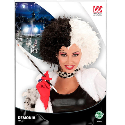 Peluca Blanca y Negra