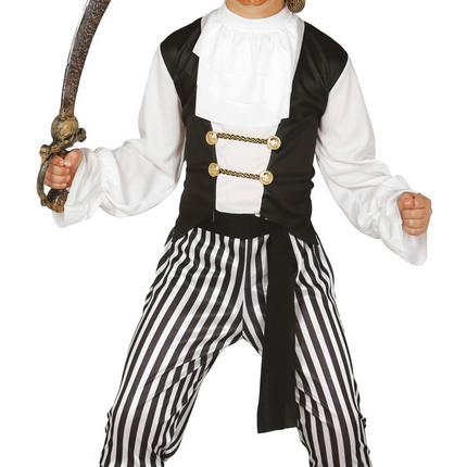 Traje Pirata Niño Rayas