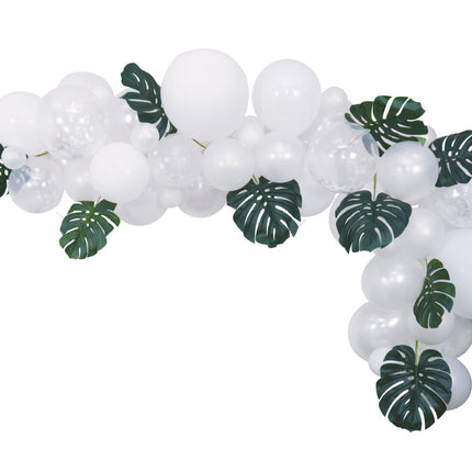Arco de Globo Casero Set Blanco 4m