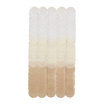 Decoración Colgante Ombre Redondos 2m