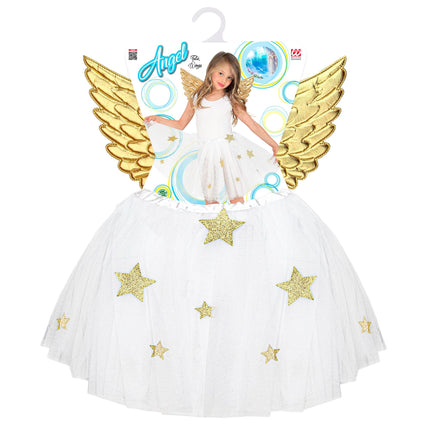 Conjunto Disfraz Ángel Niña 2 piezas