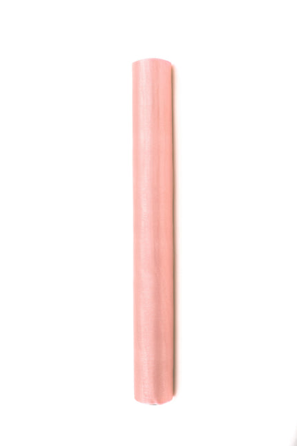 Tela de Organza Rosa Pastel 36cm 9m