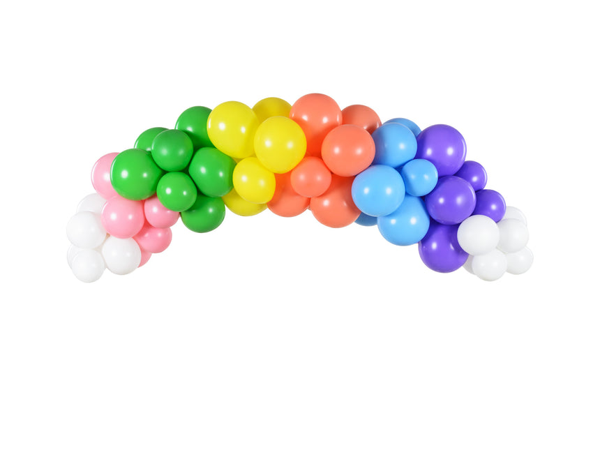 Arco de Globos Hecho en Casa Set Arco Iris 2m