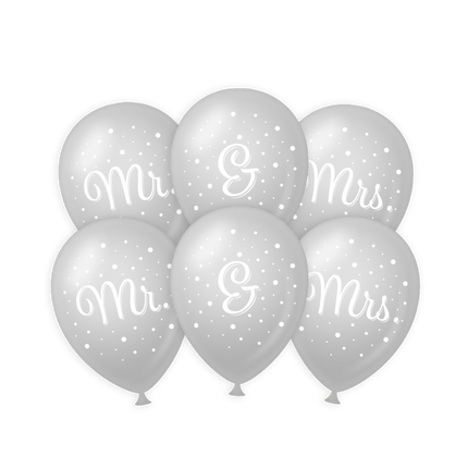 Globos Boda Señor y Señora 30cm