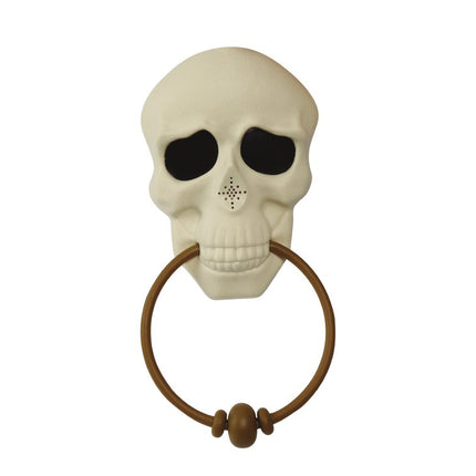 Manilla de Puerta Esqueleto de Halloween con Sonido 30cm