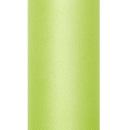 Rollo de Tul Verde Lima 15cm 9m