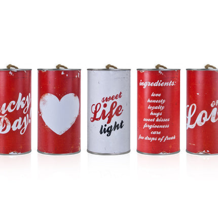 Boda Latas Retro 14cm 5pcs