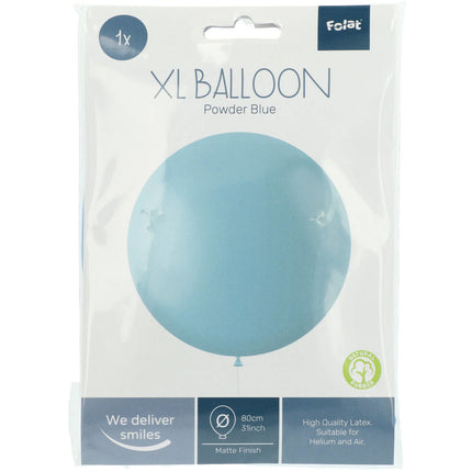 Globo Azul Claro Azul Polvo 80cm