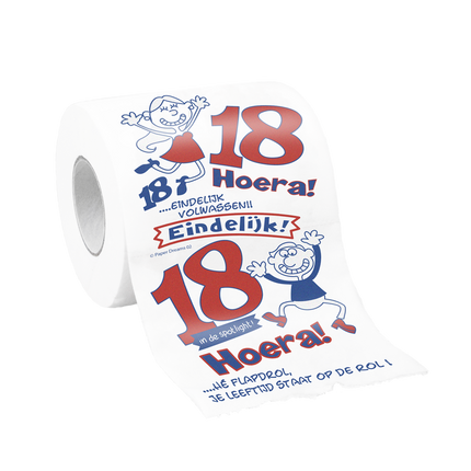 Papel higiénico 18 años