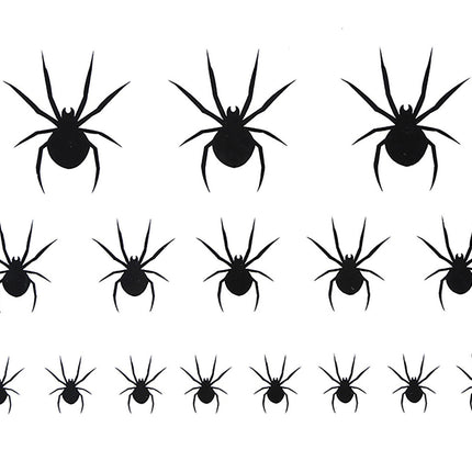 Tatuajes falsos de Halloween Arañas