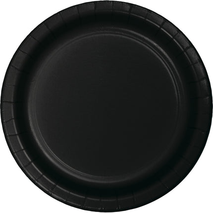 Platos Negros 23cm 8ud