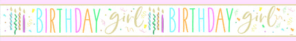 Banner Cumpleaños Niña 2.74m