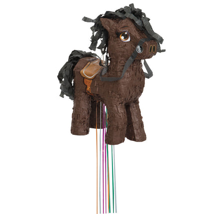 Piñata Pull Caballo Marrón 40cm
